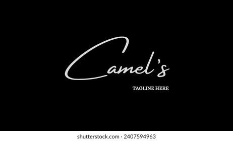 Luxury signature Food logo design handwriting signature style vector template Signature Logo Template elegant design logo Sign Symbol template vector icon.