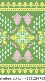 Luxury silk pattern seamless oriental baroque frame ornament. vintage boho flower digital baroque gold floral border. Magnificent Royal Classic embroidery Art work for interior decoration silk clothes