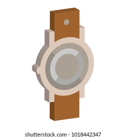 Luxury silver Digital Isometric Watch for man and woman