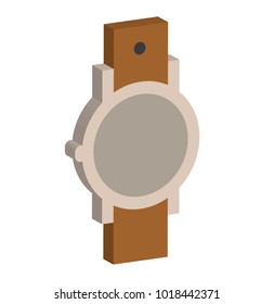 Luxury silver Digital Isometric Watch for man and woman