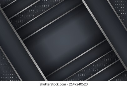 Luxury silver and grey background design