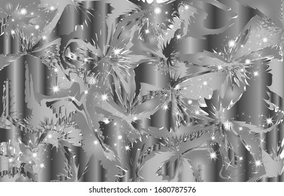Patrón plateado de lujo 34. Textura de remolque de mármol líquido.Antecedentes abstractos. Diseño de tinte fluido de la técnica de mármol para tela, azulejos, interiores, postales, banner, tapa, papel pintado, sitio web, Vector.