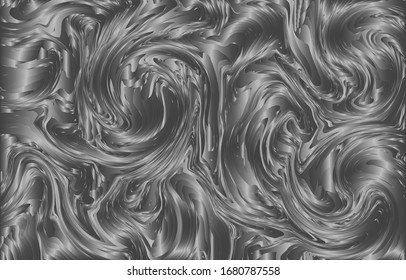 Patrón de plata de lujo 40. Textura de remolque de mármol líquido.Antecedentes abstractos. Diseño de tinte fluido de la técnica de mármol para tela, azulejos, interiores, postales, banner, tapa, papel pintado, sitio web, Vector.