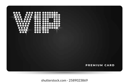 Luxury silver VIP card template. Premium design. Vector illustration for airlines, membership, restaurant, resort