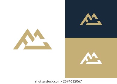 Luxuriöses einfaches ac Monogramm Logo Design Vektorgrafik Vorlage