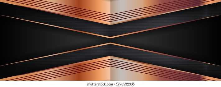 Luxury Simple Black and Golden Element Background Design. Graphic Design Element.