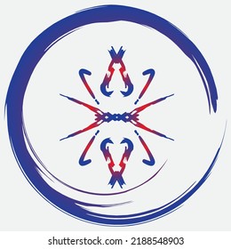 Logotipo sencillo de lujo. Color blanco aislado
