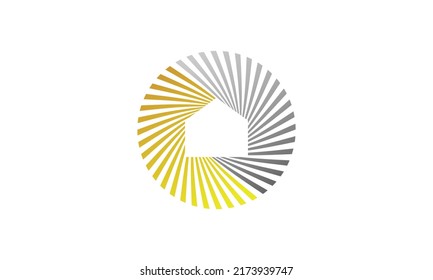 Luxury, simple, minimal and elegant HOME logo design. Vector illustration template.