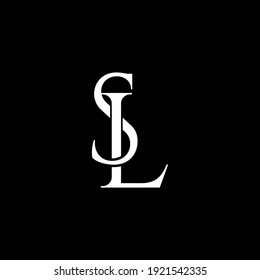 Diseño con logotipo LS de lujo, sencillo, elegante y elegante. Plantilla de ilustración de vector.Diseño de monograma