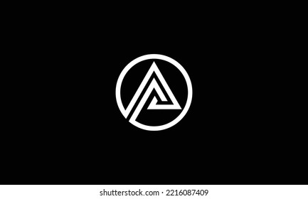 Luxury, simple, stylish, trendy and elegant AJ logo design. Vector illustration template. Monogram design
