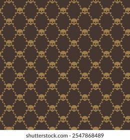luxury skull pattern for texture bag