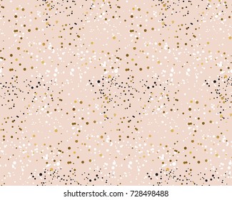 Luxury snow rose color seamless pattern vector illustration for winter celebration.  New year abstract motif for background, wrapping paper, fabric, surface design, print and web.
