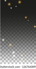 Luxury Snowfalls Design for Banner, Poster, Template, Card, Web, Advertisement, Party or Disco Print. Magic Particles Background with a Glow Light Design. 