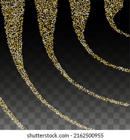 Luxury Snowfalls Design for Banner, Poster, Template, Card, Web, Advertisement, Party or Disco Print. Abstract Flicker Background with a Party Lights Design. 