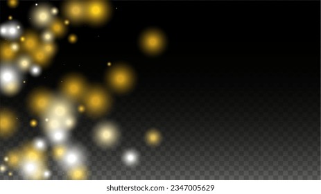 Luxury Snowfalls Design for Banner, Poster, Template, Card, Web, Advertisement, Party or Disco Print. Magic Particles Background with a Glow Light Design. 
