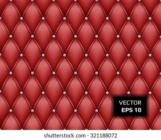 luxury sofa leather texture background for interior design, vector illustration.