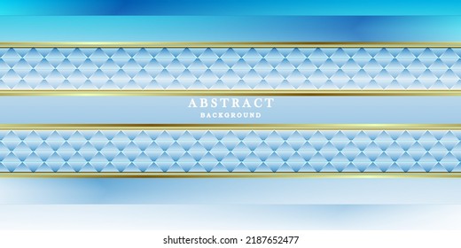 Vector de fondo de oro azul suave de lujo