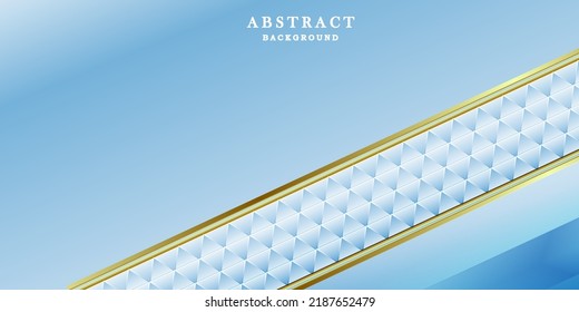 Luxury soft blue gold background vector