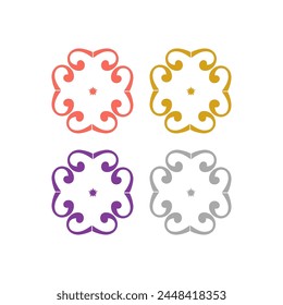 Luxury Spa Ayurveda Resort Logo Sign Symbol Vector