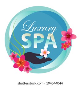 Luxury spa background design.