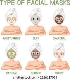Luxury spa poster template design illustration