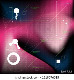 luxury space explore the universe background templates
