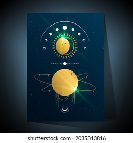 luxury space explore the universe background templates