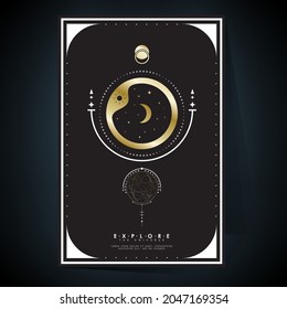 luxury space explore the universe background templates