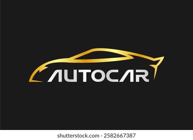 Luxury sports car logo for automotive enthusiast community