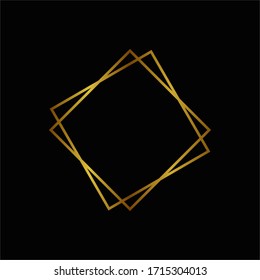 Golden Vector Sketch Tattoo Set Geometric Stock Vector (Royalty Free ...