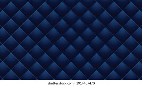 Luxury square pattern wallpaper. Blue square pattern background.
