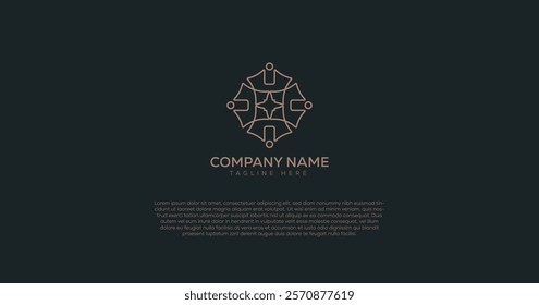 Luxury Star Letter ''H'' Emblem Logo luxury logo template letter H, elegant emblem logomark