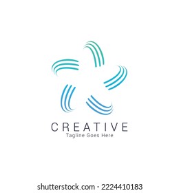 Luxury Star logo design template, Elegant Star logo design