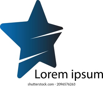 logotipo de estrella de lujo para su diseño