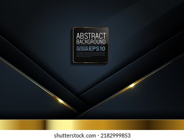 Luxury straight line background, overlap layer gold gradients composition, simple minimal shapes for illustration advertising, application Banner, flyer cover media or brochure template desig