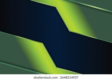 Luxury stripes overlapping on metallic circle texture background. Vector illustration.