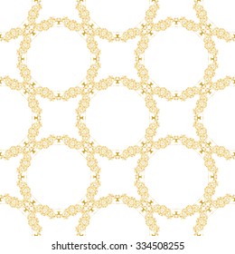 Luxury style background. Vector illustration for business design. Gold and white.