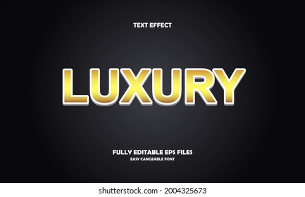 Luxury Style Editable Text Effect