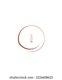 Un lujo y elegante con flores en cada plantilla de logotipo vectorial tipo I