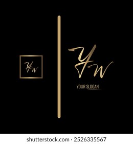 Luxury stylish Y letter vector logo design with awesome gradient color circle 