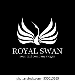 Swan Logo Stock Vector (Royalty Free) 350882318 | Shutterstock