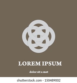 Luxury symbol. Stylish sign. Creative icon.