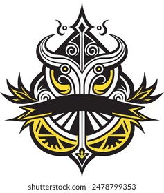 Luxury Tatoo Design Venteg Style Illustration Art