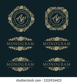 Luxury template design for wedding and decoration