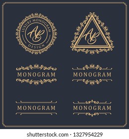 Luxury template design for wedding and decoration