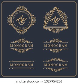 Luxury template design for wedding and decoration
