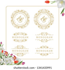 Luxury template design for wedding and decoration