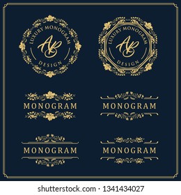 Luxury template design for wedding and decoration