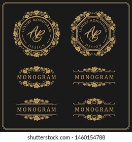 Luxury template design for wedding and decoration