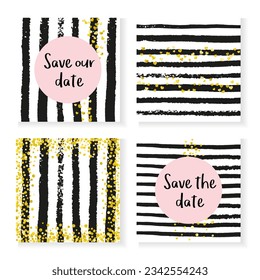 Luxury Template. Stripe Glittery Offer. Abstract Print. Hand Drawn Particle Set. Black Simple Magazine. Golden Minimal Frame. White Birthday Brochure. Golden Luxury Template